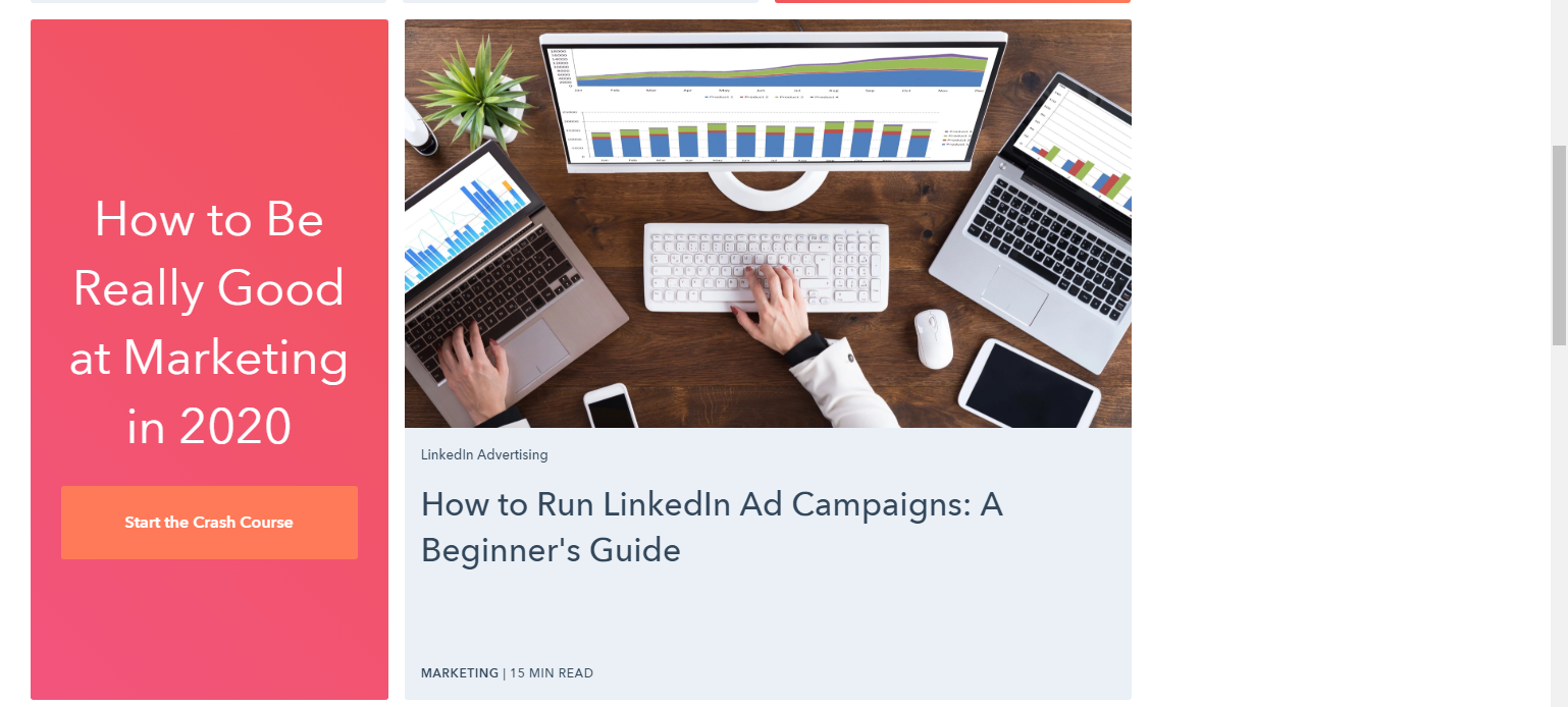 Hubspot call to action