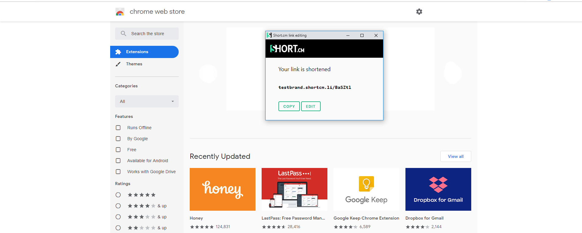 install-shortcm-extension