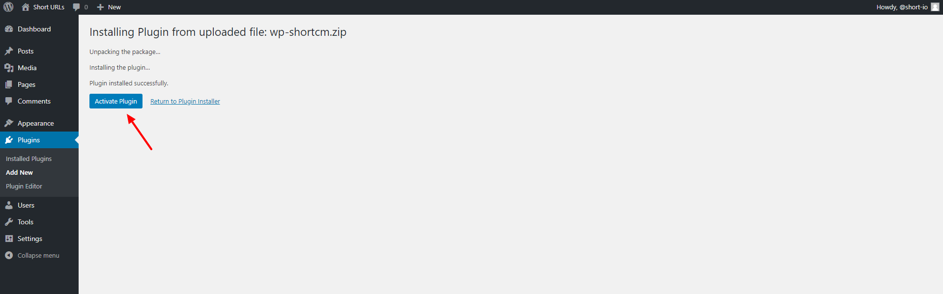wp-short-link