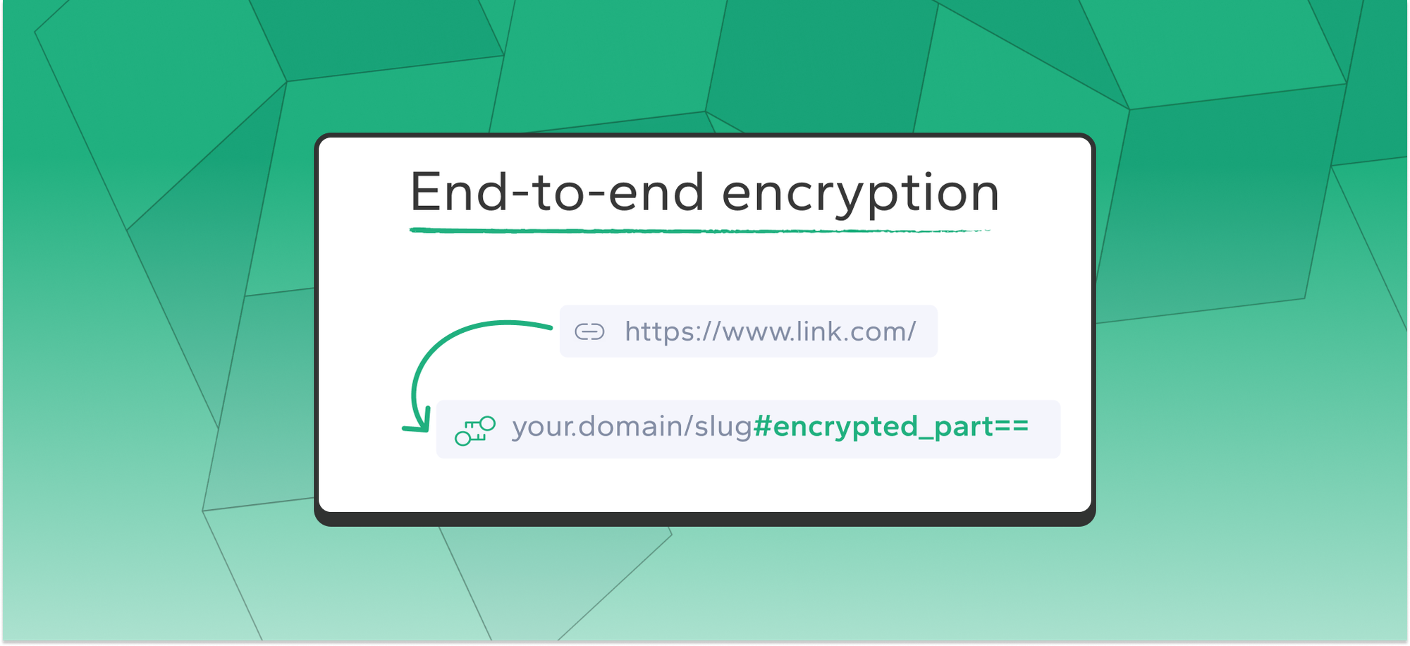 New! End-to-end encryption