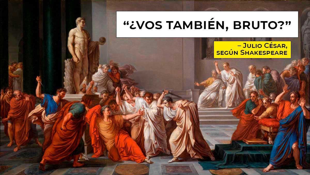 Shakespeare: la muerte de Julio César
