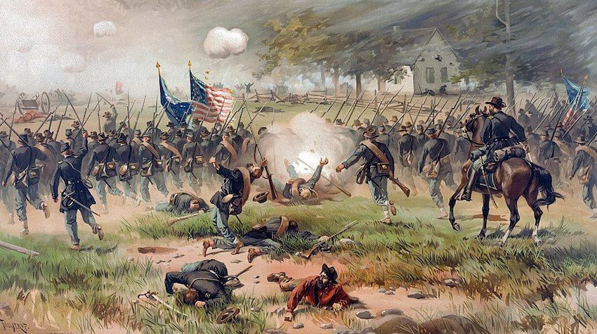 Jerónimo Becker: Guerra de Secesión en los Estados Unidos