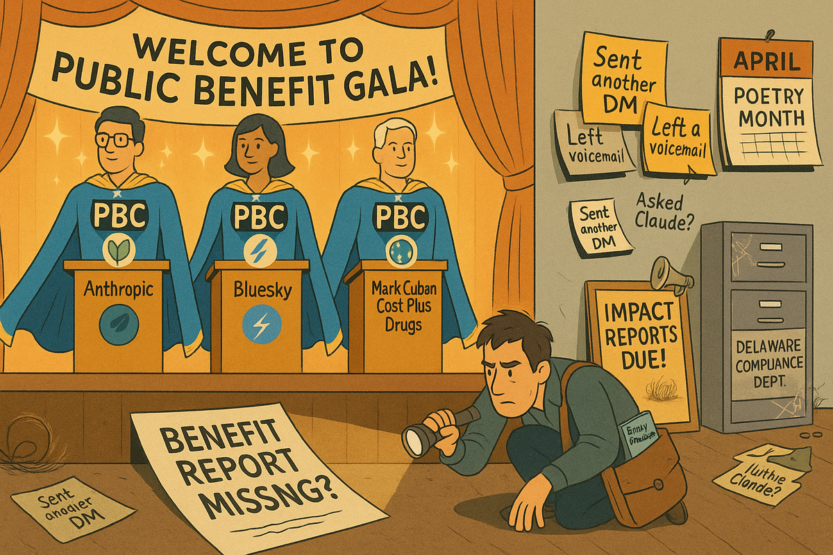 The Dirty Little Secret of Benefit Corporations