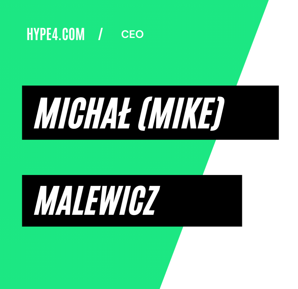 hype4.com Michał Malewicz CEO Exclusive Interview