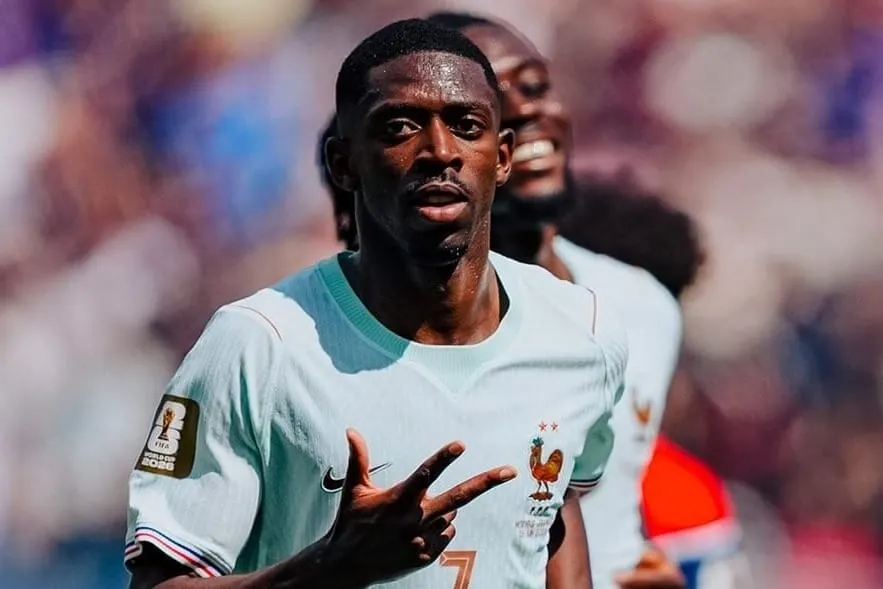 Ousmane Dembélé hat trick powers France past rotated Norway