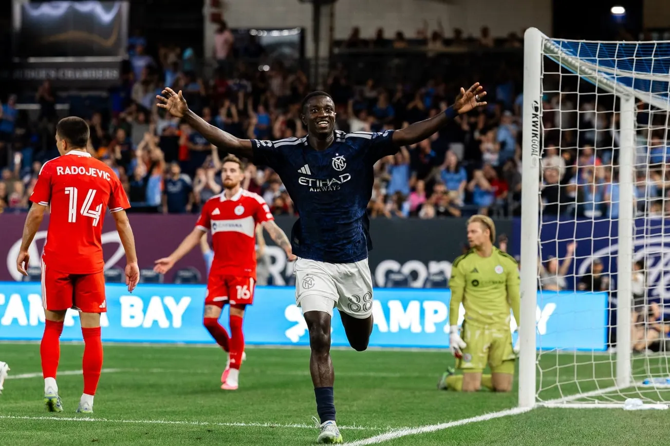 Three first-half goals earn NYCFC second straight win