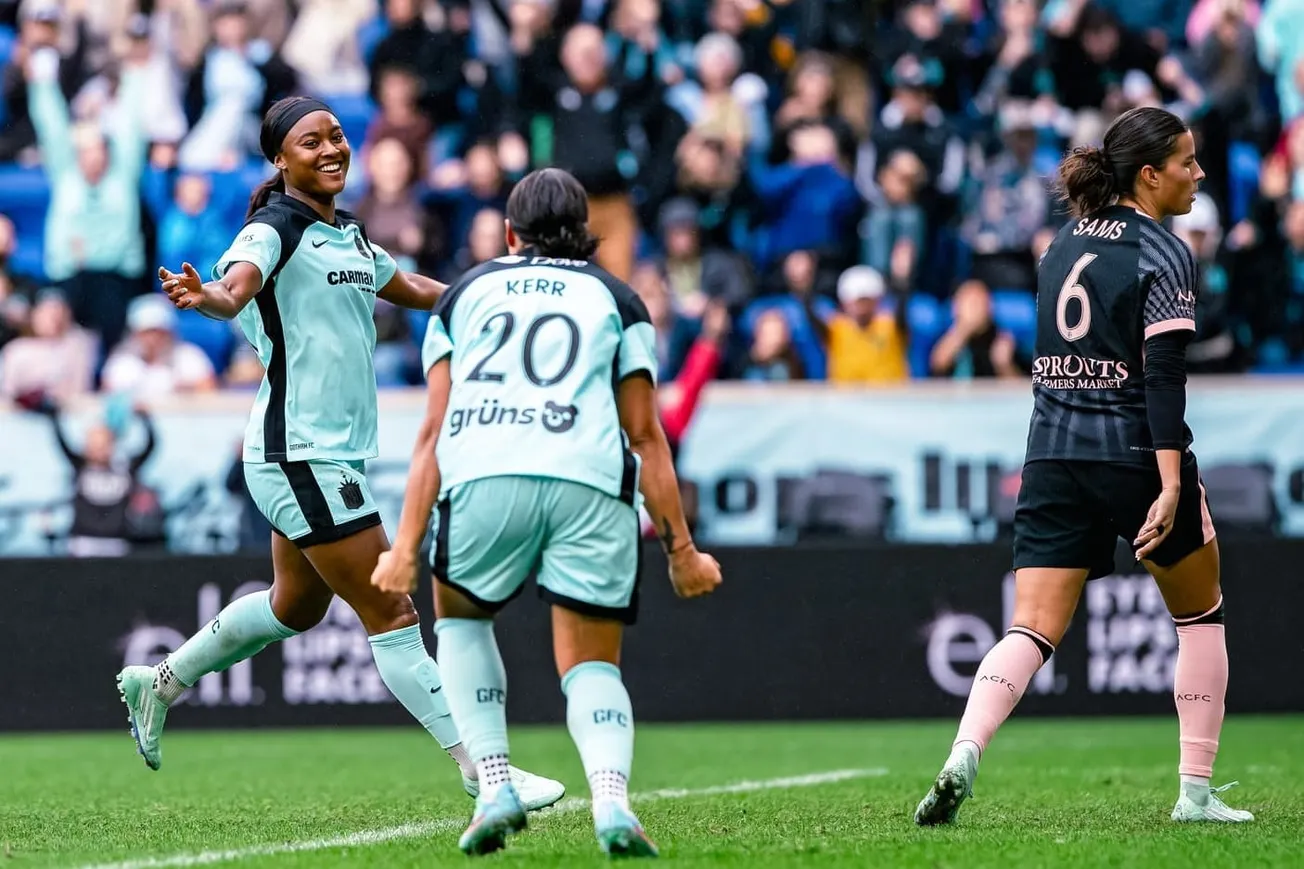 Late Angel City equalizer spoils chance for Gotham FC to widen NWSL Shield lead