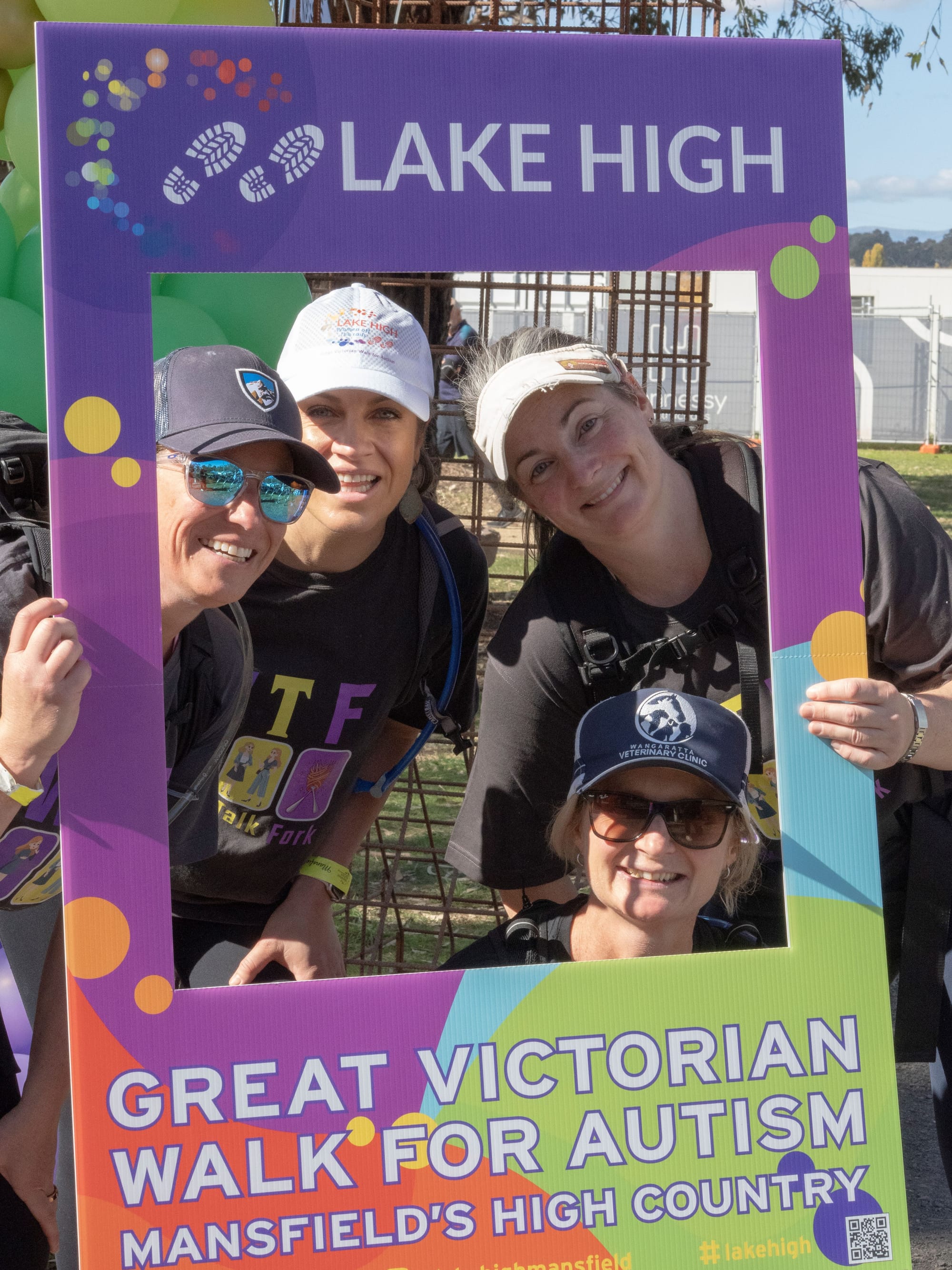 SMILE: At the end of the walk is a Celebration Hub with participants treated to music, food, beverages and a pamper zone, along with the all-important photo opportunity.