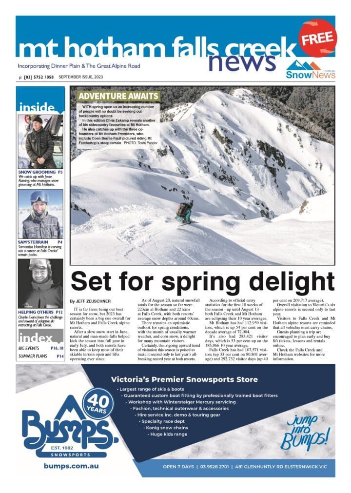Mt Hotham Falls Creek, September 04, 2023 Post feature image