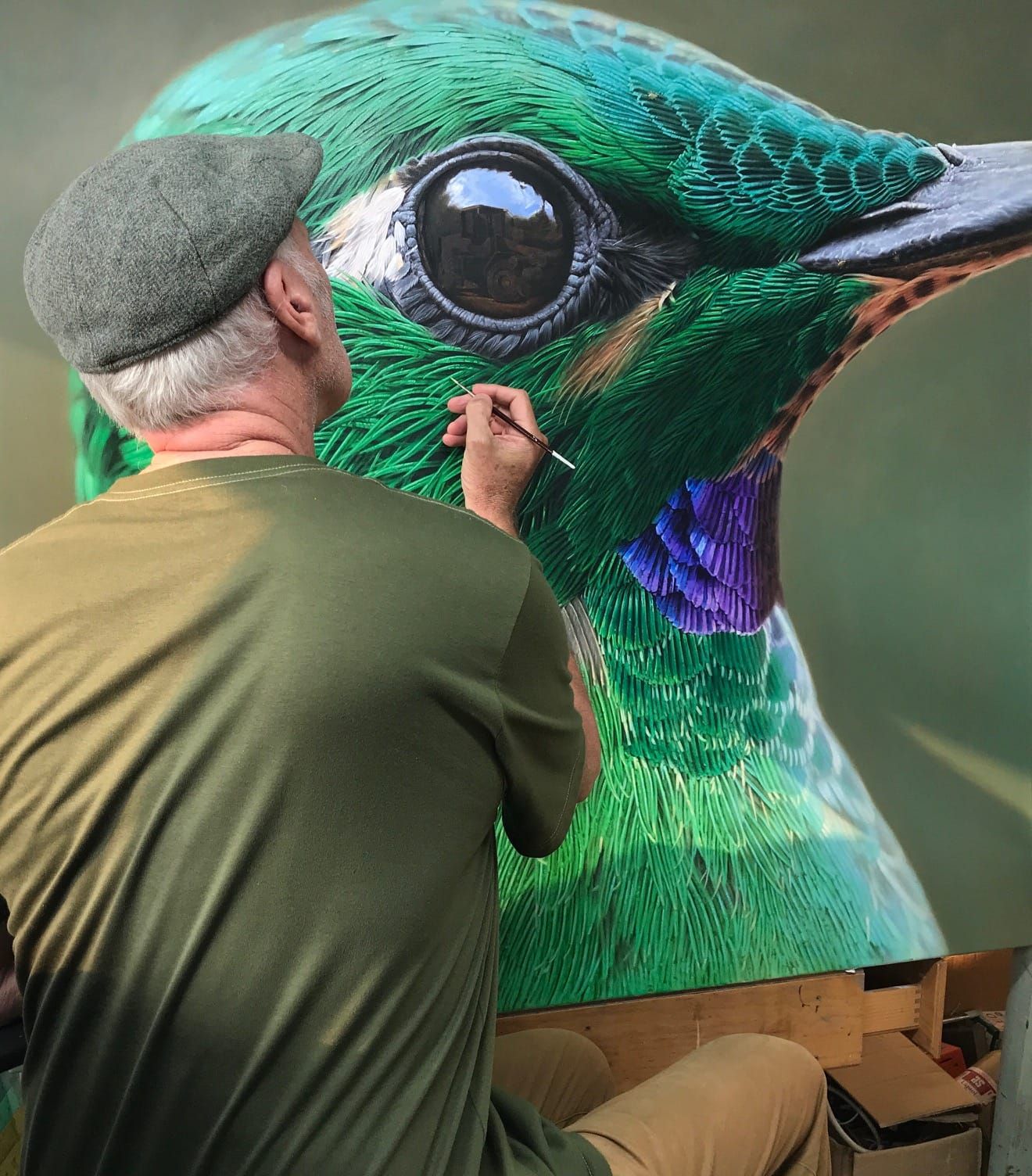 World renowned artist to exhibit for first time Post image