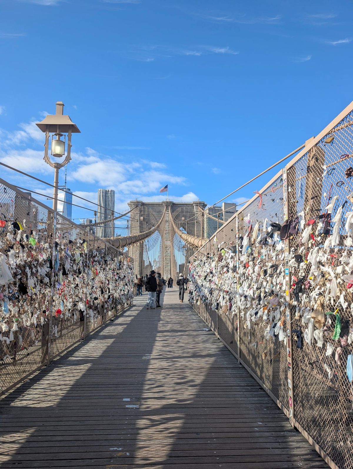 Volunteer Brooklyn Bridge cleaners face a new hurdle: the cops