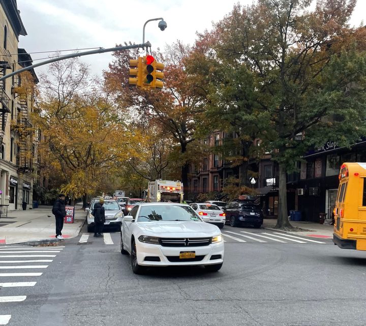 Society broke down and all, but you really still need to stop at red lights