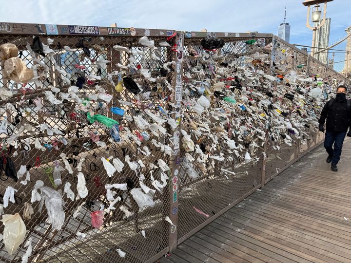 If you tie your garbage to the Brooklyn Bridge you should be thrown off the bridge