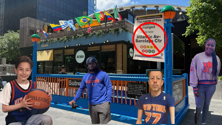 These Knicks fans who refused to defect to the Nets are on top of the world