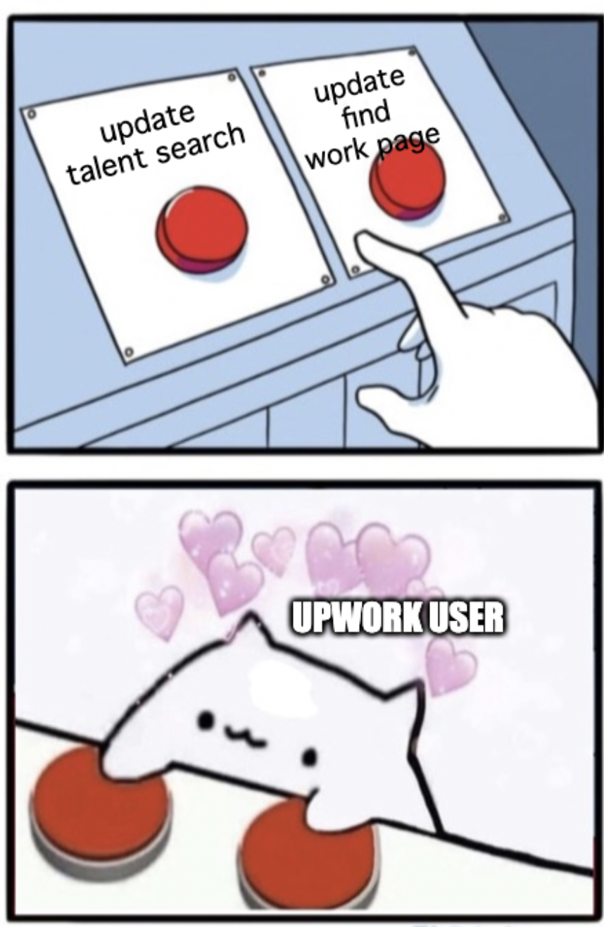 Upwork "scrapping" triggers