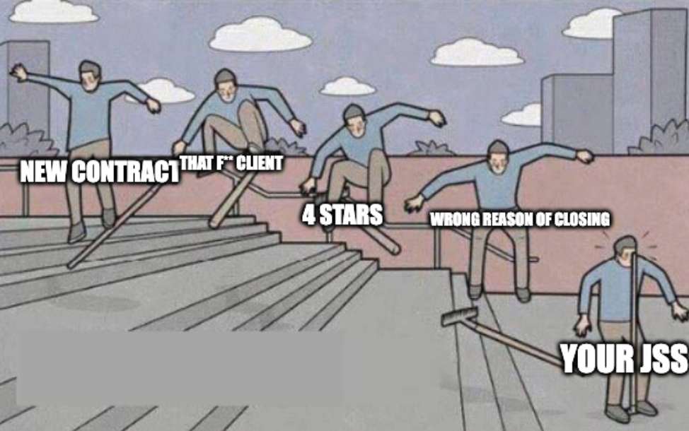Your JSS dropped. What to do?