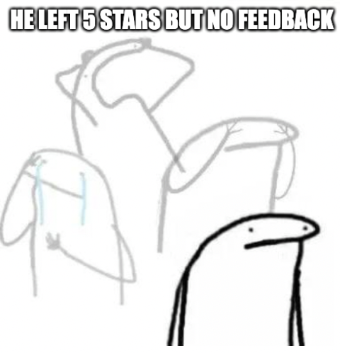 Asking clients about feedback on Upwork