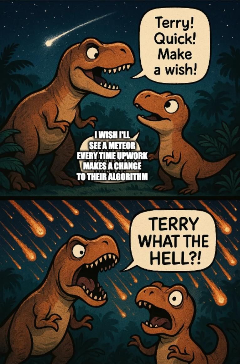 Upwork UMA started reading your client's feedbacks