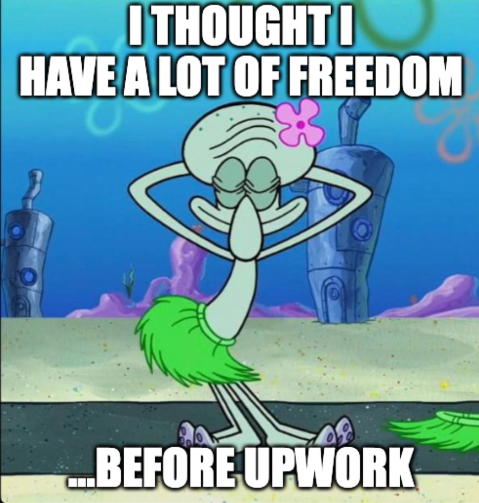 Sharing information on Upwork