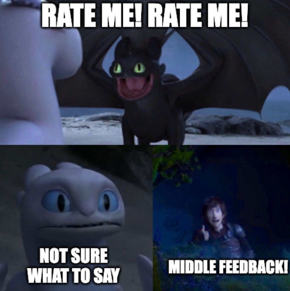 Middle-feedback on Upwork