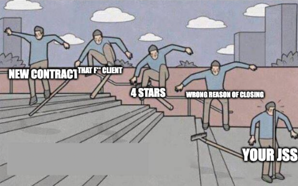 Your JSS dropped. What to do?
