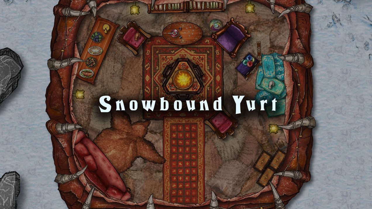 Any world snowbound yurt