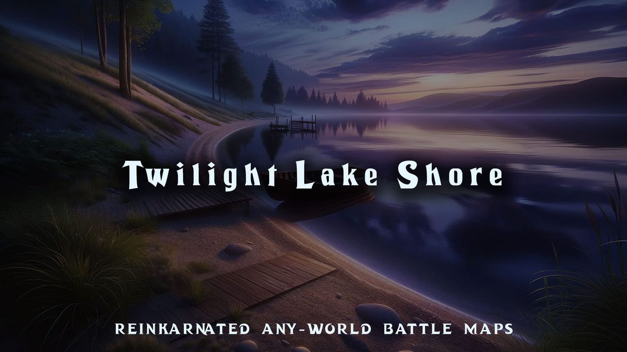 Twilight Lake Shore