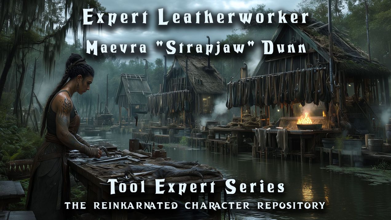 Maevra "Strapjaw" Dunn - Expert Leatherworker