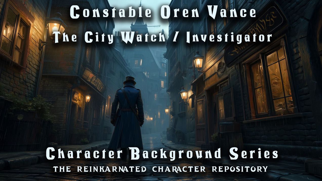 Constable Oren Vance - The City Watch/Investigator
