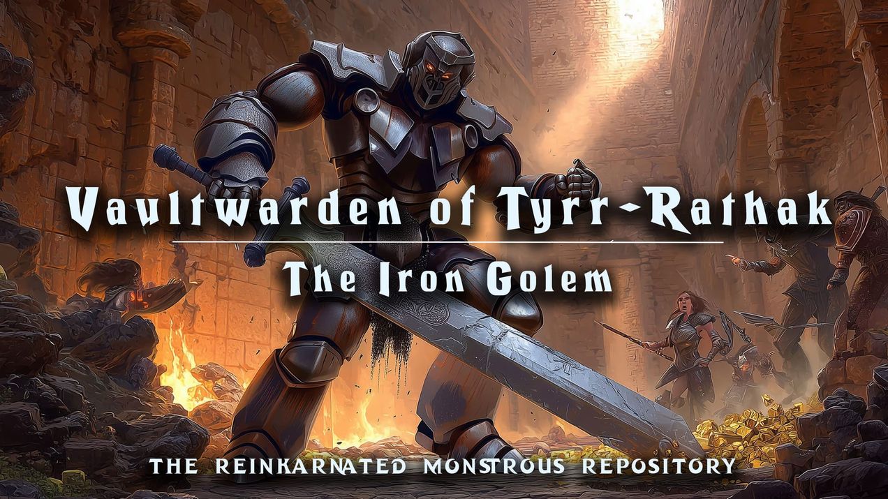 The Vaultwarden of Tyrr-Rathak - The Iron Golem
