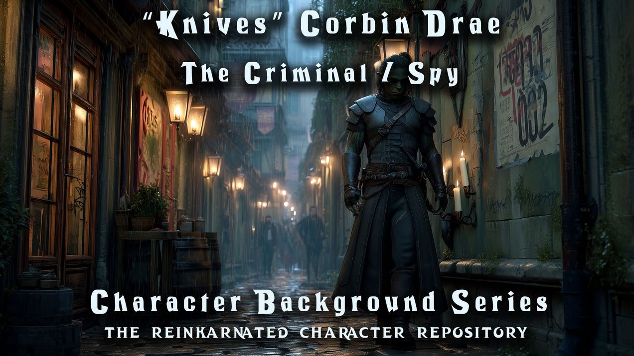 Knives” Corbin Drae - The Criminal/Spy
