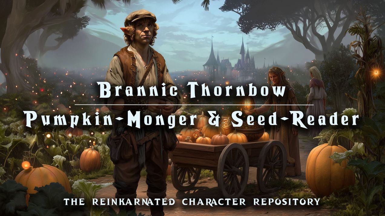 Brannic Thornbow — Pumpkin-Monger & Seed-Reader