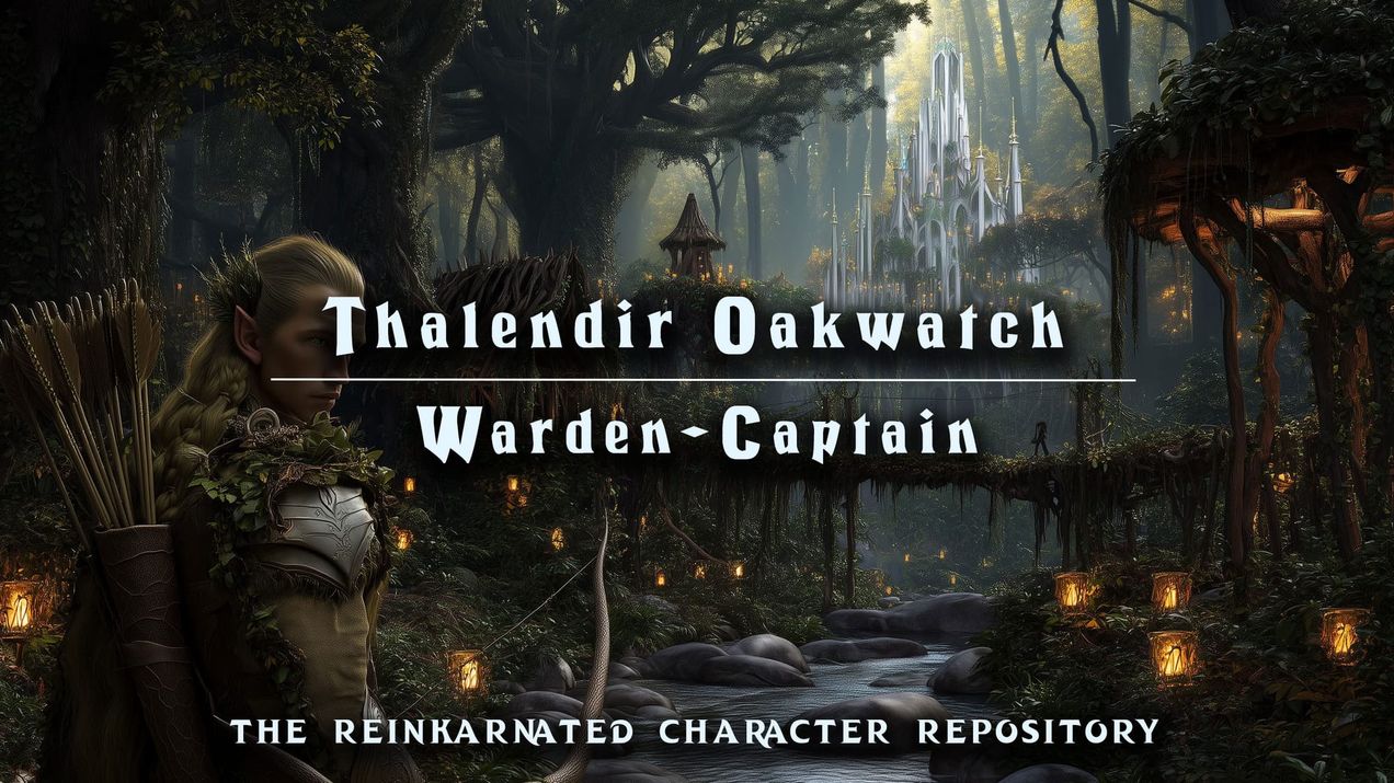 Thalendir Oakwatch — Warden Captain