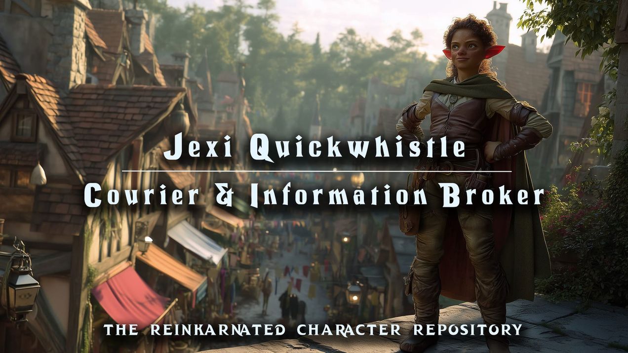 Jexi Quickwhistle - Courier & Information Broker
