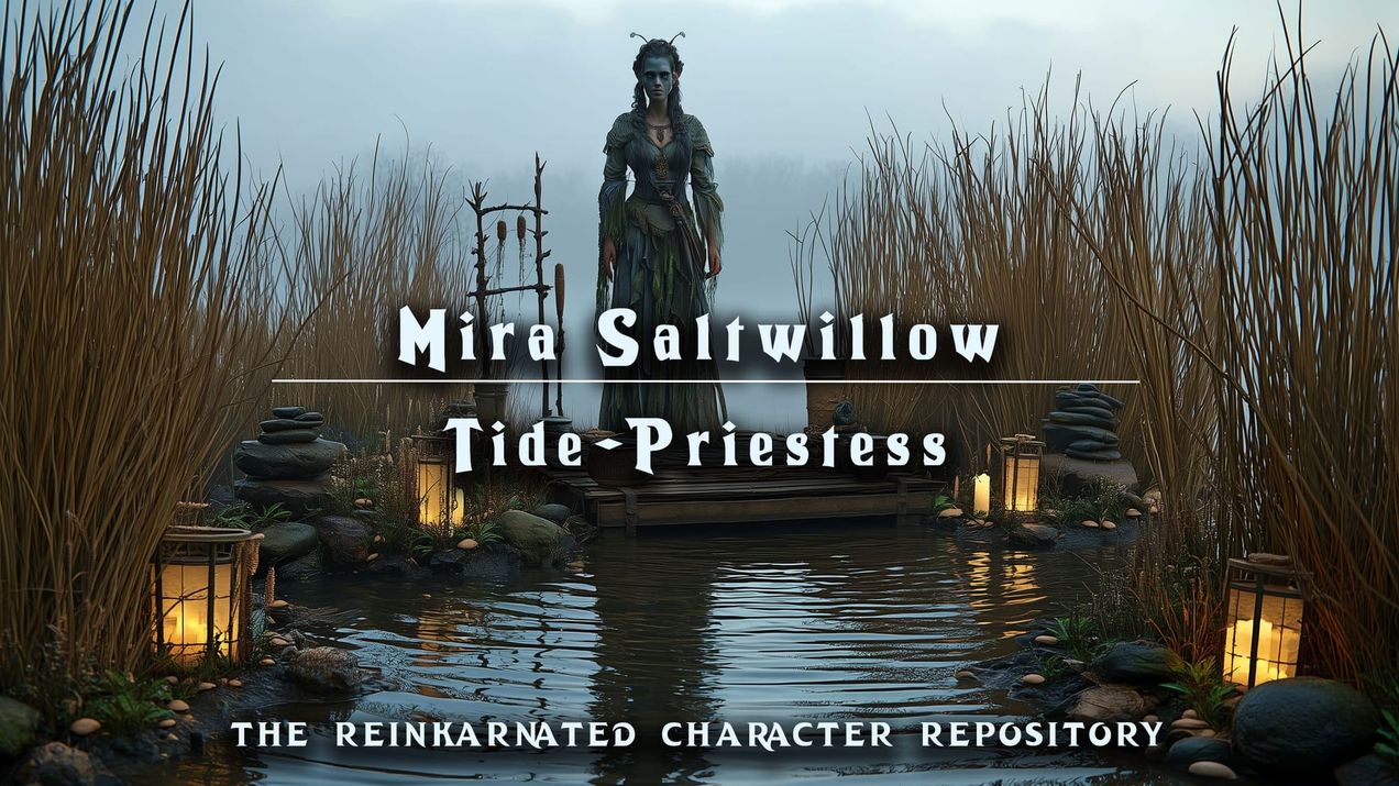 Mira Saltwillow – Half-Elf Tide-Priestess