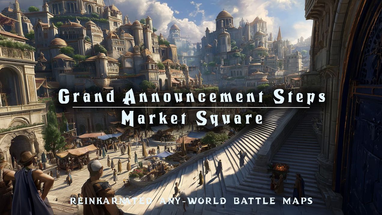 Grand Announcement Steps — Market Square