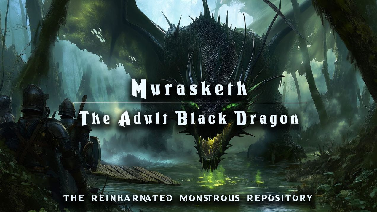Murasketh - The Adult Black Dragon