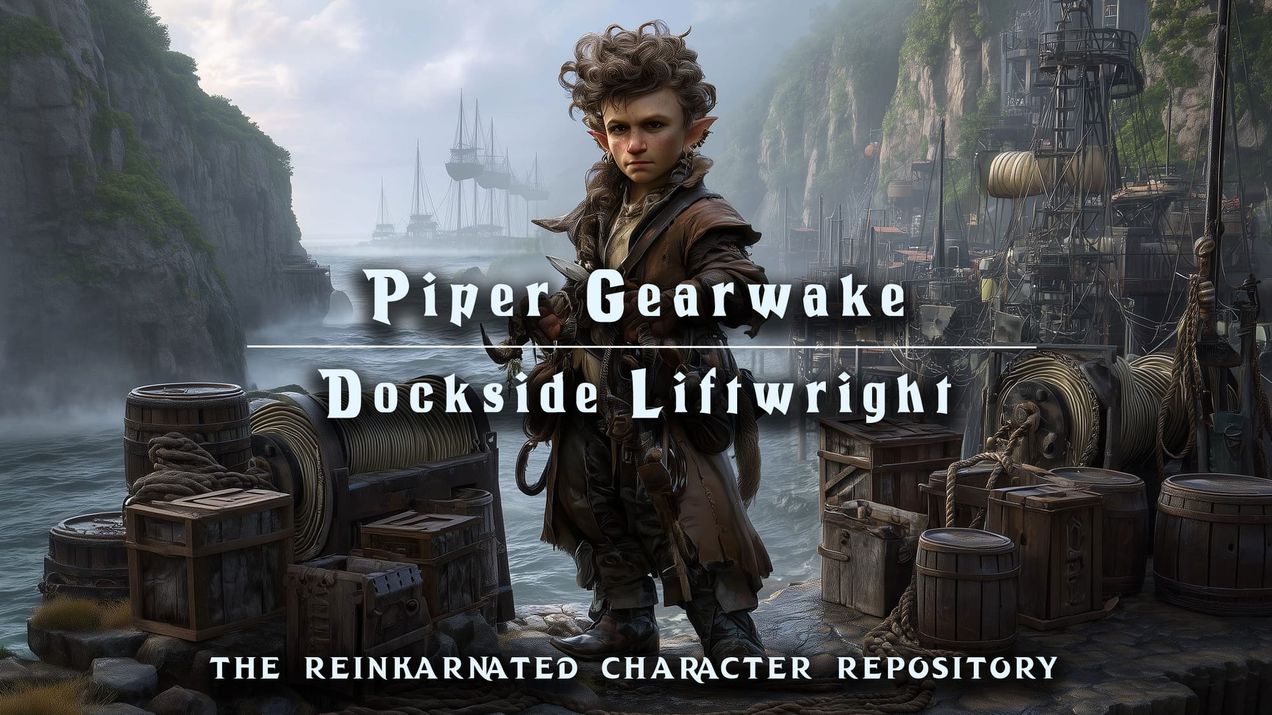 Piper Gearwake – Dockside Liftwright