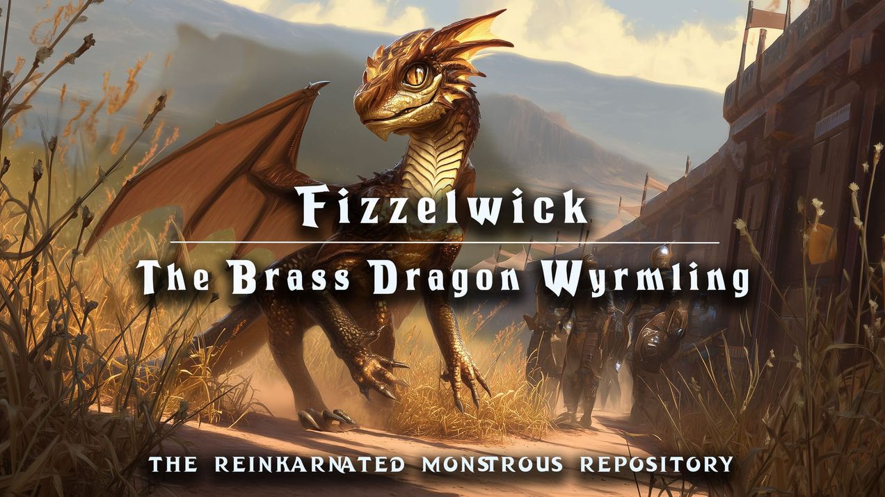 Fizzelwick - The Brass Dragon Wyrmling