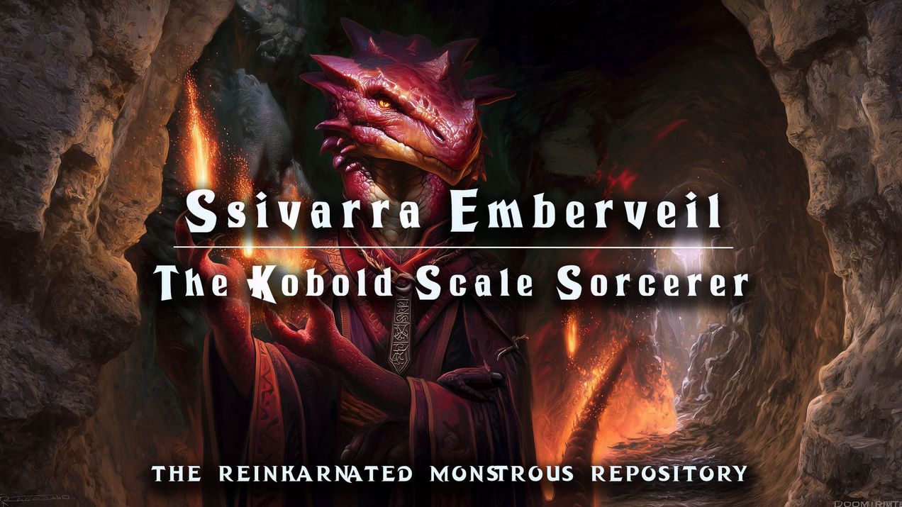 Ssivarra Emberveil - The Kobold Scale Sorcerer
