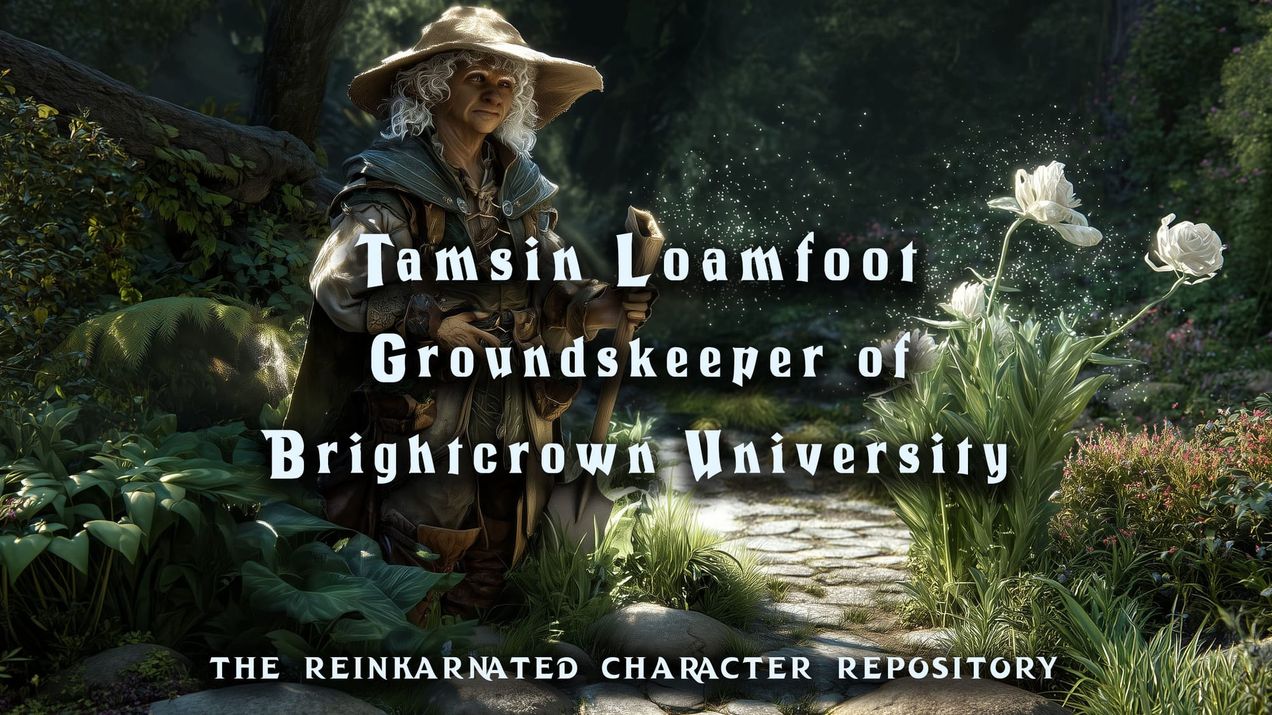 Tamsin Loamfoot - Groundskeeper of Brightcrown University