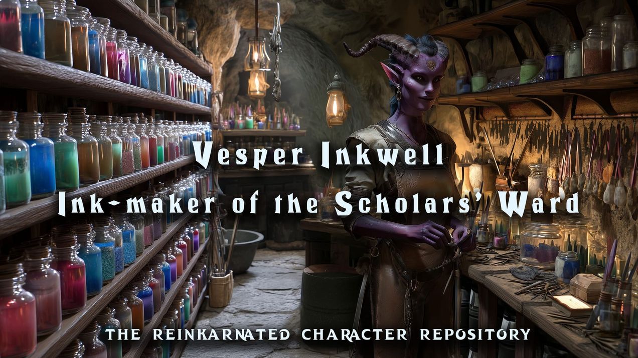 Vesper Inkwell - Ink-maker of the Scholars' Ward