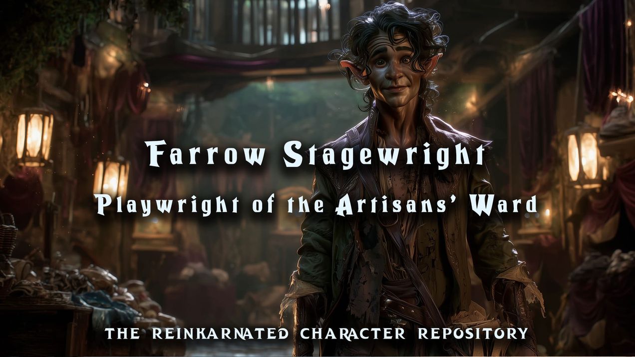 Farrow Stagewright - Playwright of the Artisans' Ward