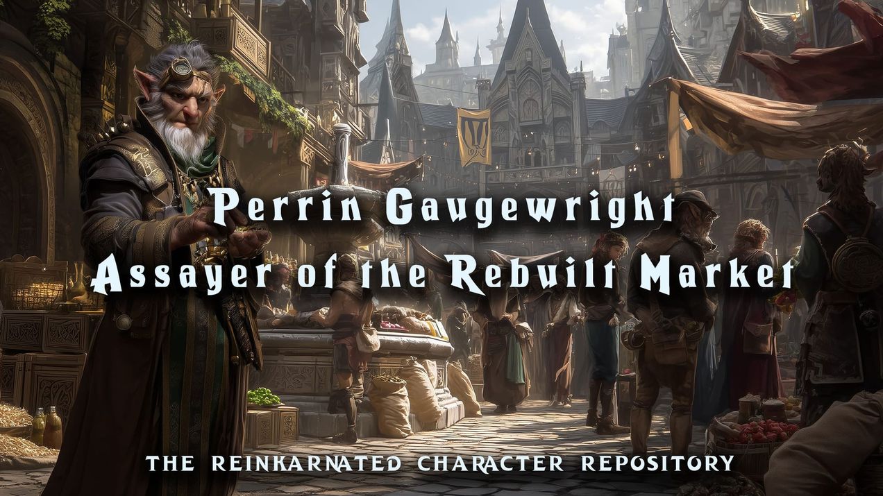 Perrin Gaugewright - Assayer of the Rebuilt Market