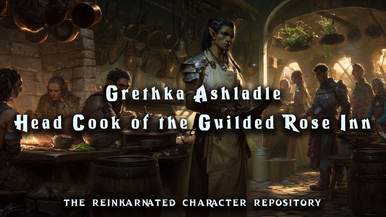 Grethka Ashladle - Head Cook of the Guilded Rose Inn