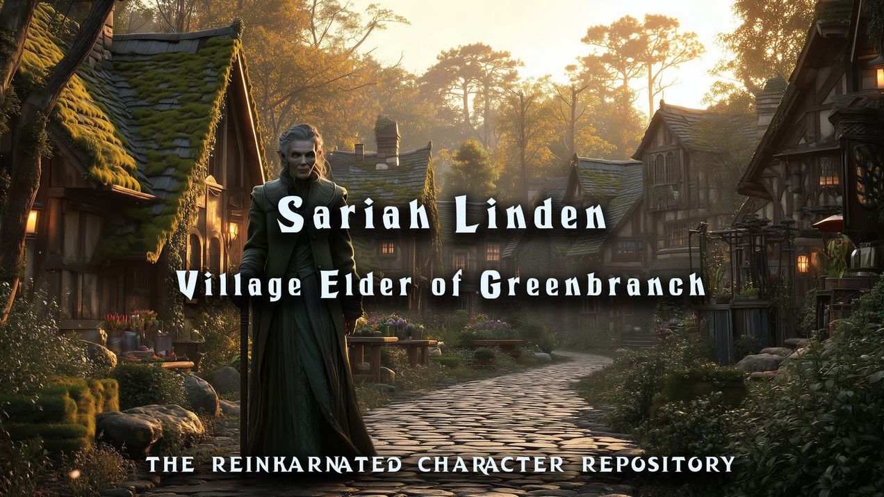 Sariah Linden — Village Elder of Greenbranch