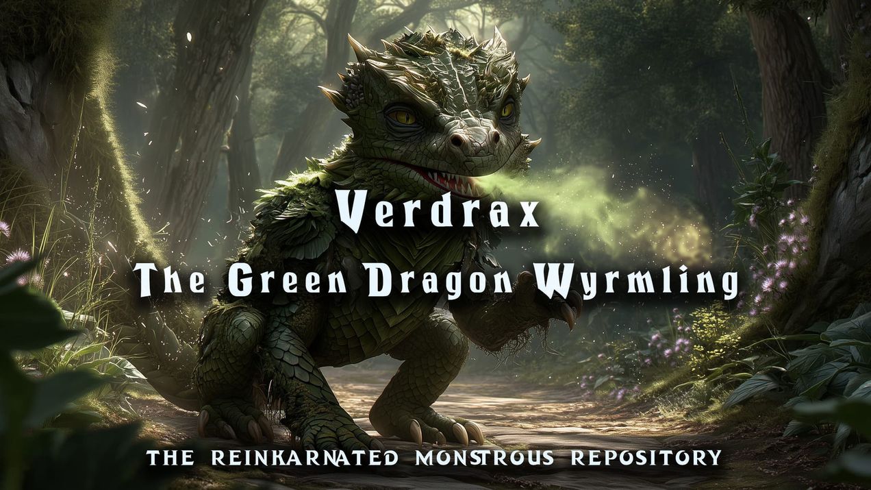 Verdrax - The Green Dragon Wyrmling