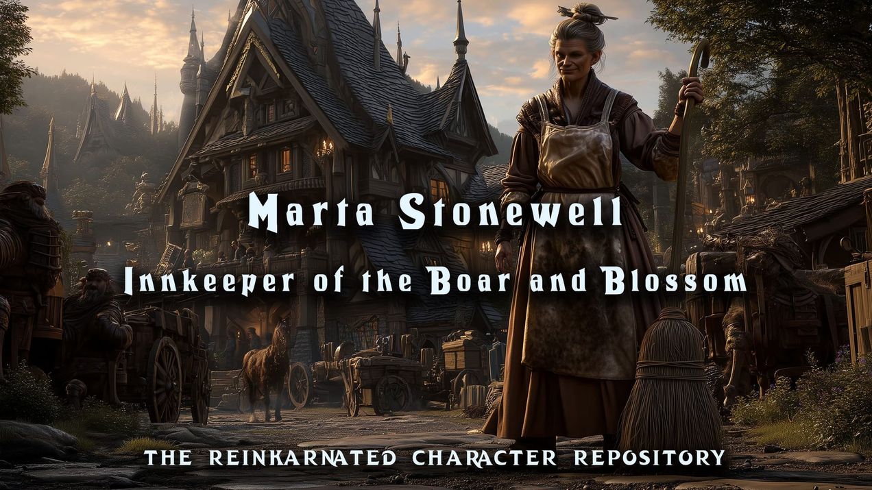 Marta Stonewell - Innkeeper of the Boar and Blossom