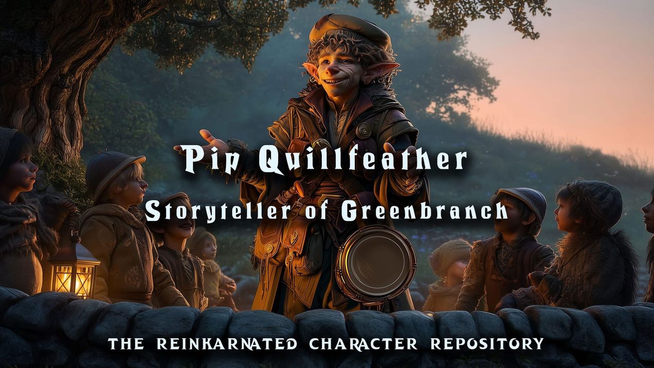 Pip Quillfeather — Storyteller of Greenbranch