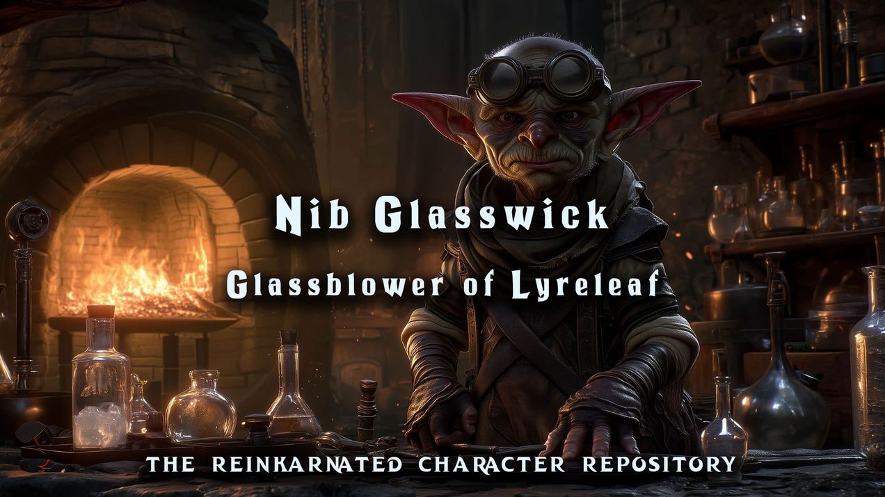 Nib Glasswick - Glassblower of Lyreleaf